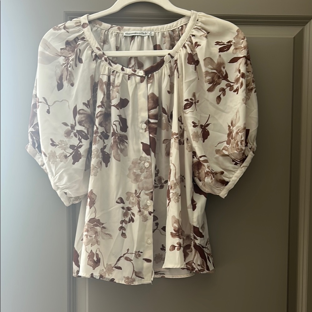 A&F Floral Blouse